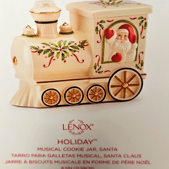 Lenox Musical Santa Cookie Jar - Picture 5 of 6